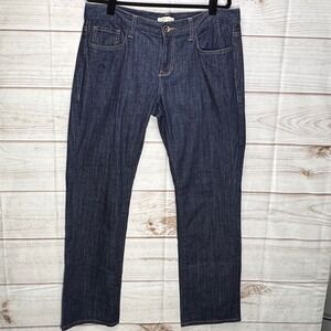 Cabi Jeans Womens 12 Dark Wash Straight Leg Denim Style 175 Indigo Blue